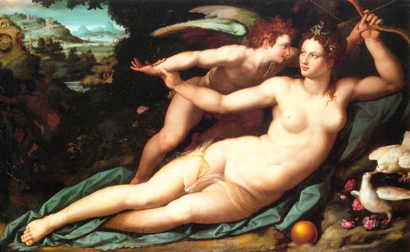 ALLORI Alessandro Venus and Cupid Spain oil painting art